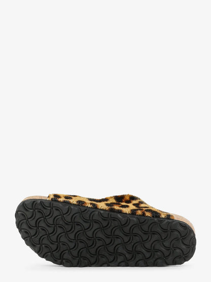 BIRKENSTOCK - Arizona pony skin sandals with animal print
