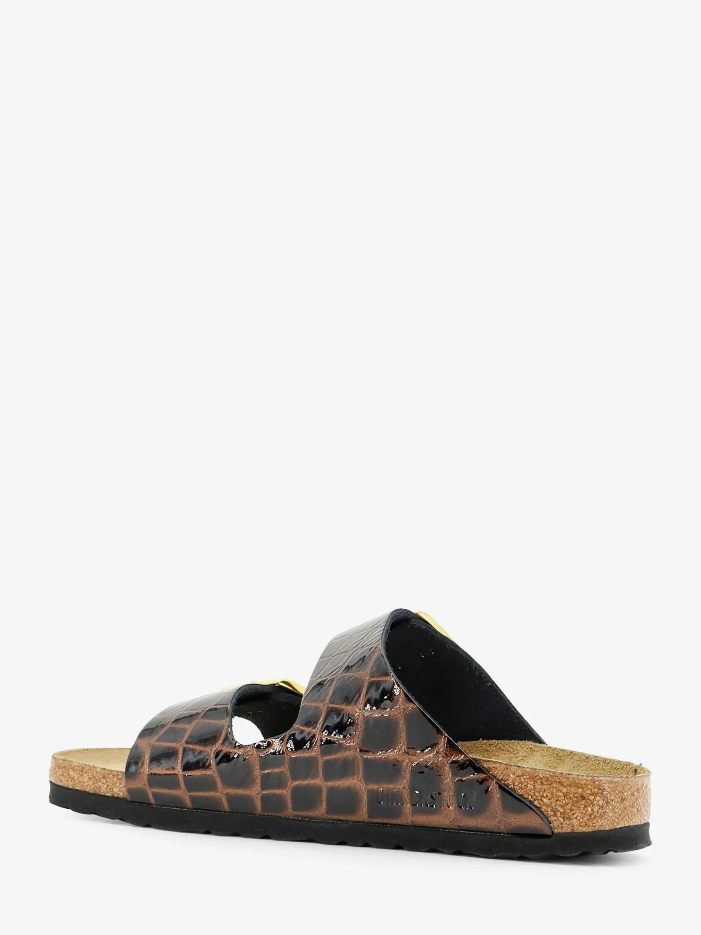 BIRKENSTOCK - Arizona leather sandals with crocodile print