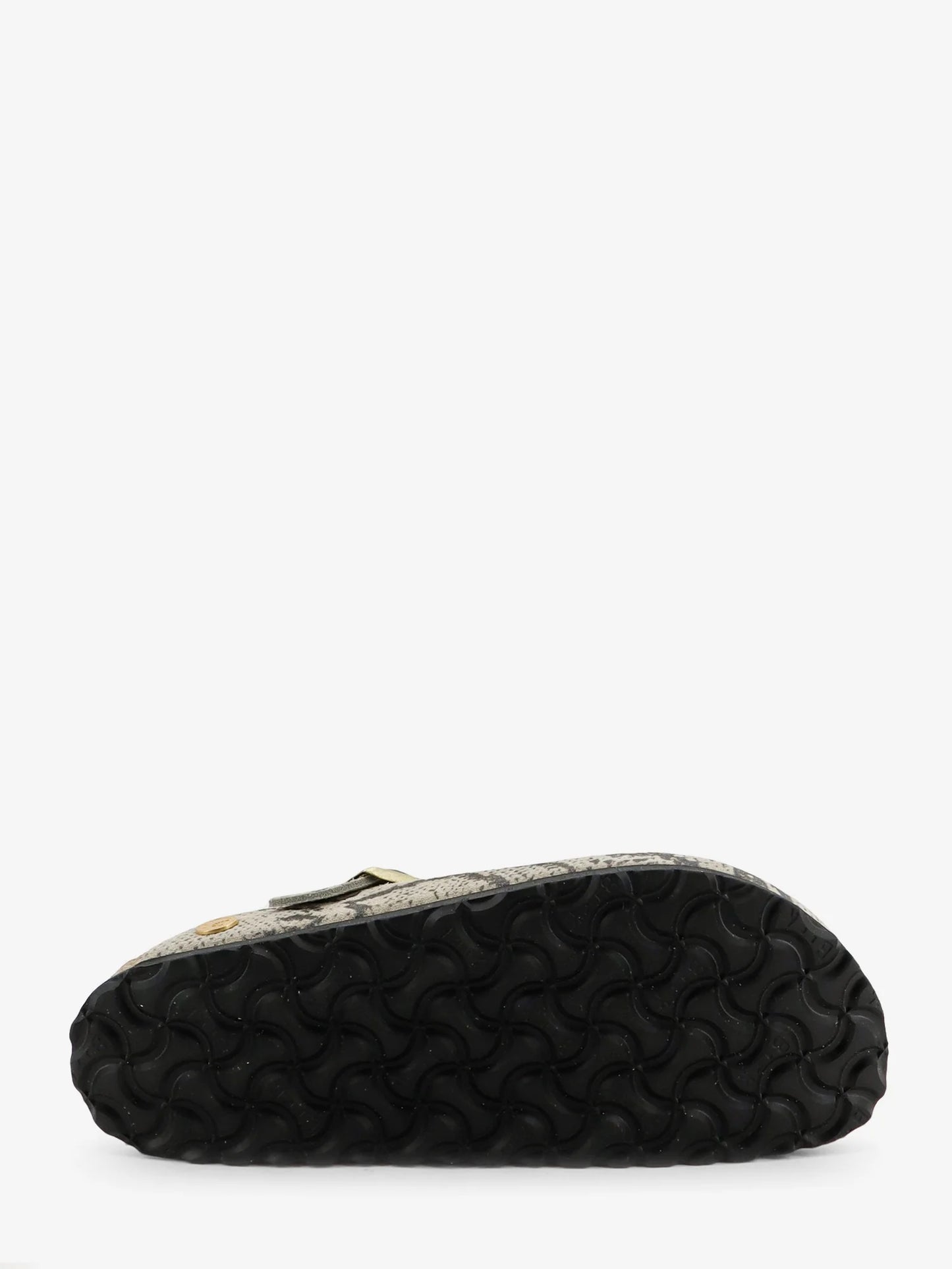 BIRKENSTOCK - Boston suede sabot with python print