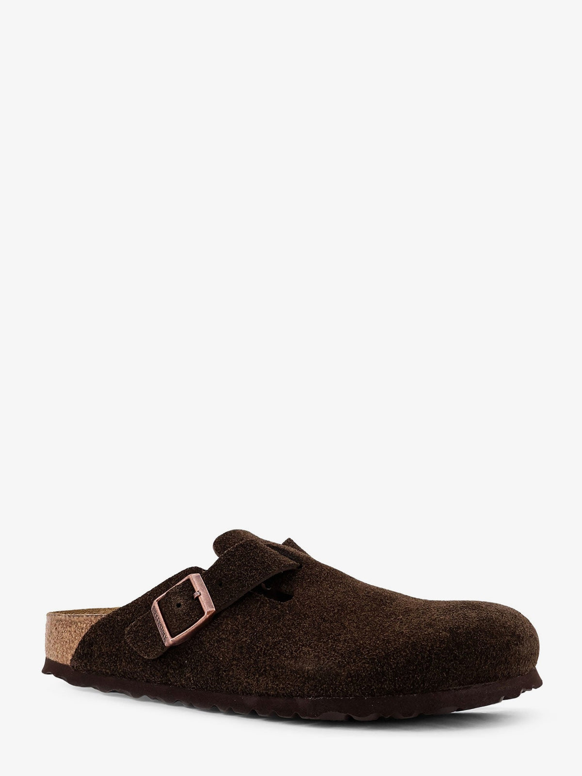 Birkenstock Boston BS suede mule - Mocca