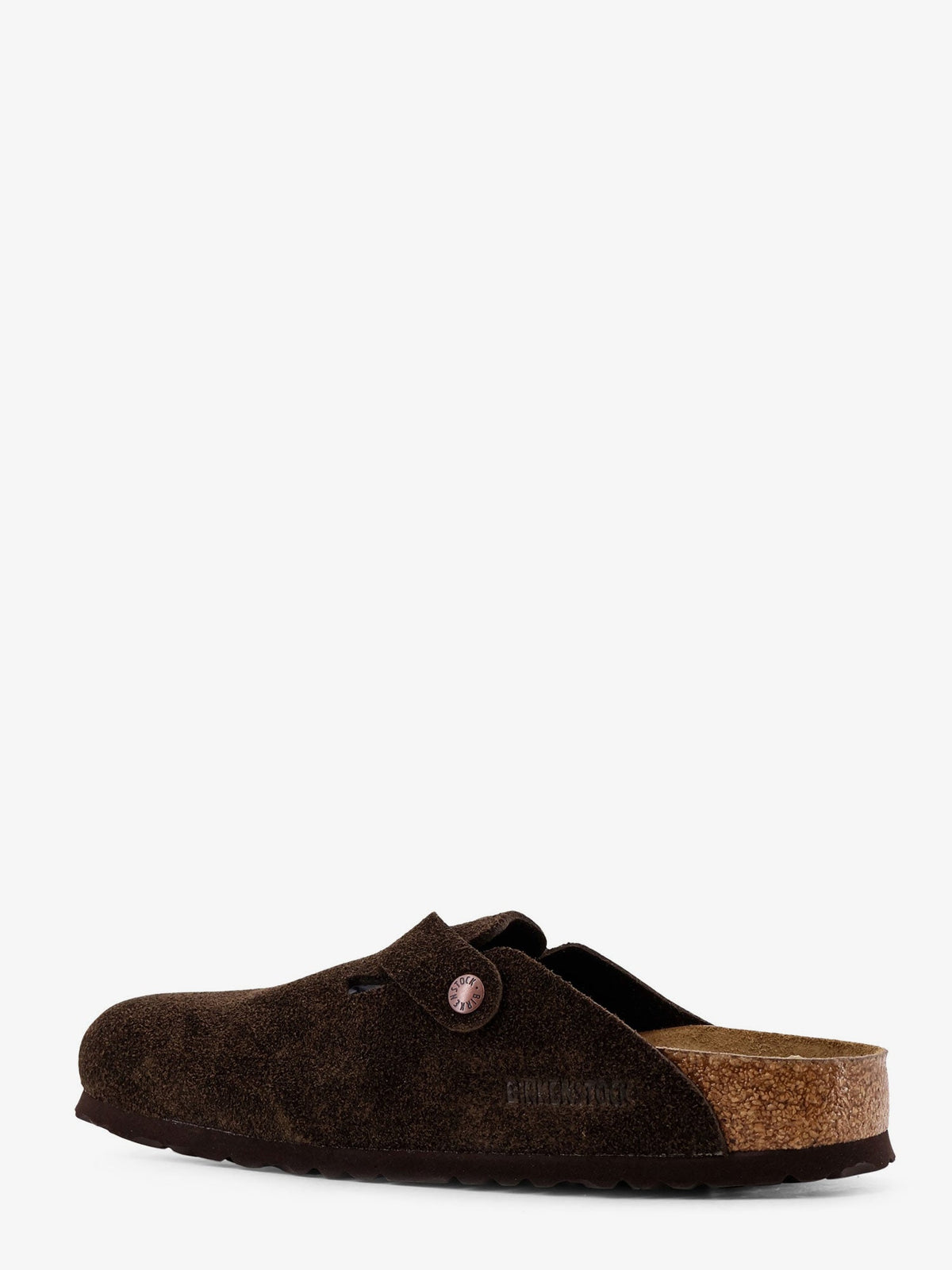 Birkenstock Boston BS suede mule - Mocca