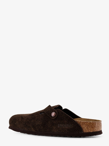 Birkenstock Boston BS suede mule - Mocca
