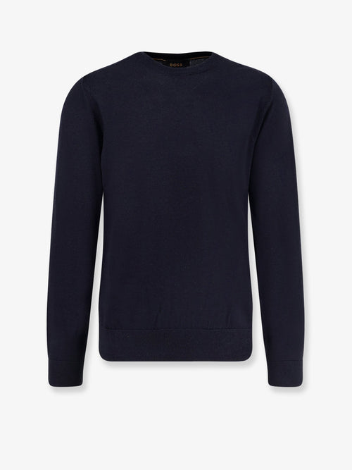 Boss Wool, silk and cashmere sweater - Darkblue
