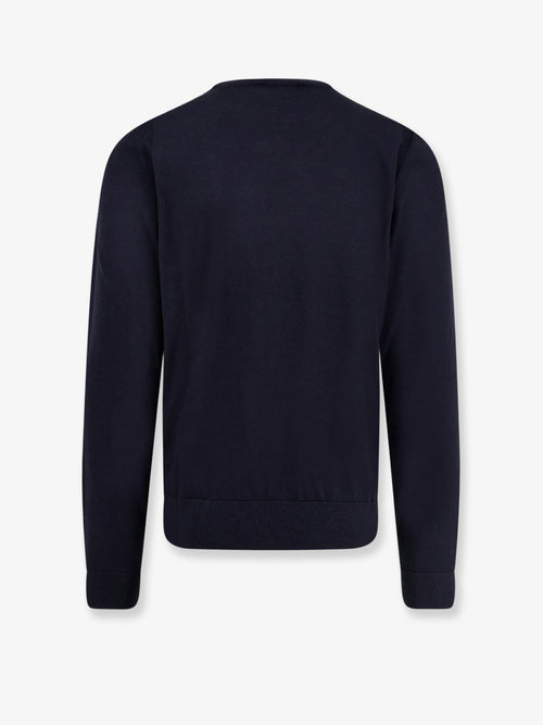 Boss Wool, silk and cashmere sweater - Darkblue