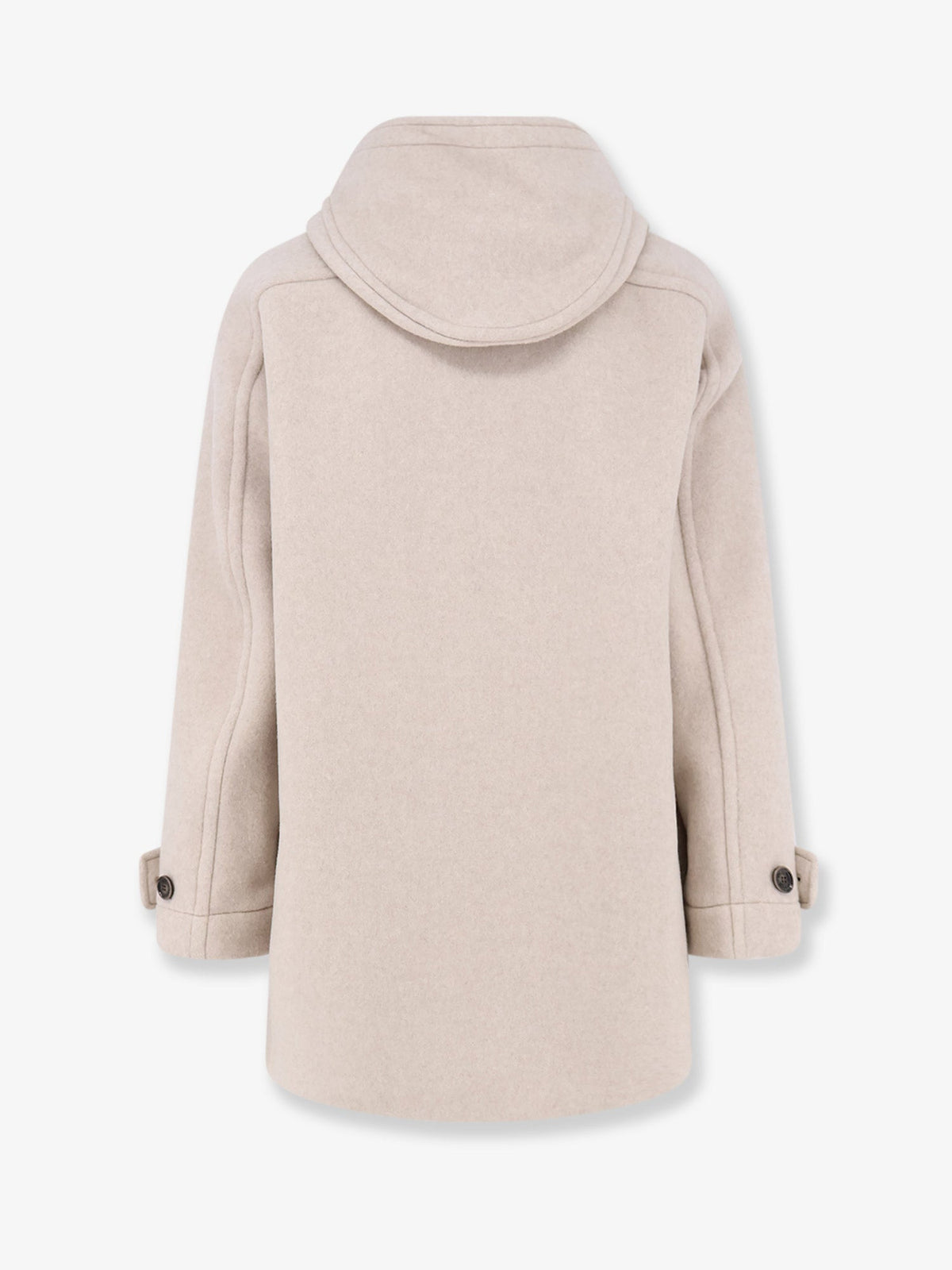 Boss Cariso virgin wool and cashmere montgomery - Lightbeige