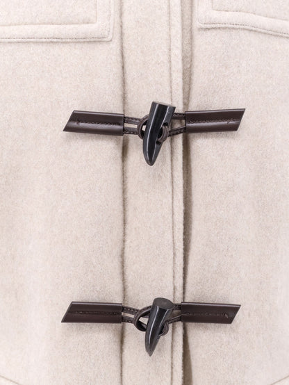 Boss Cariso virgin wool and cashmere montgomery - Lightbeige