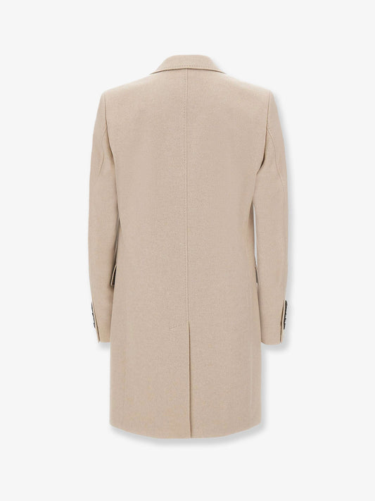 Boss Hal cashmere coat - Opengreen