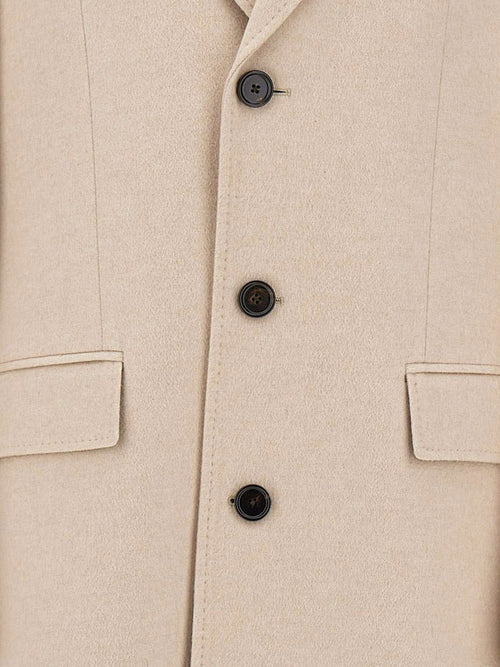 Boss Hal cashmere coat - Opengreen