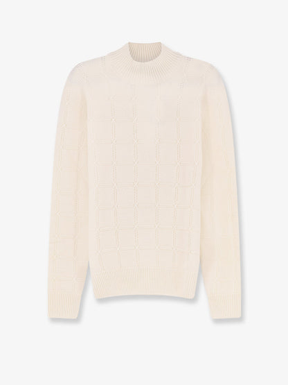 Boss Fredo wool and cashmere sweater - Openwhite