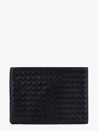 Bottega Veneta Woven leather pochette - Nero