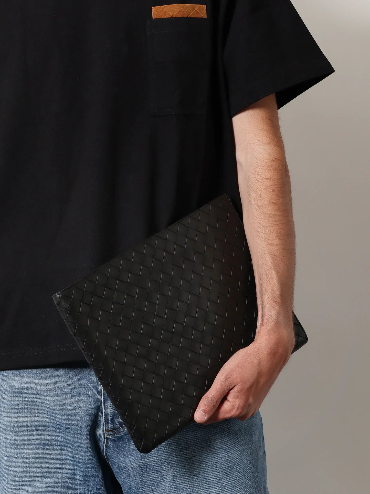 BOTTEGA VENETA - Woven leather pochette