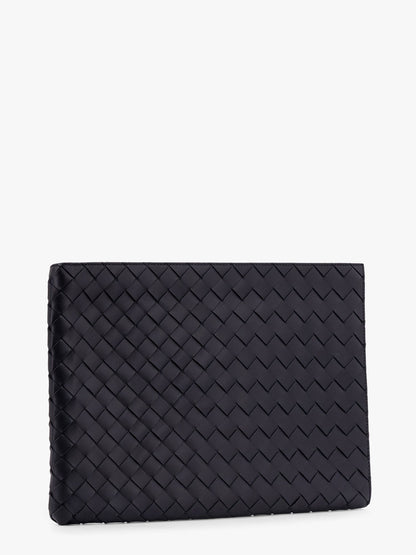 Bottega Veneta Woven leather pochette - Nero