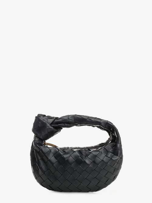 Bottega Veneta Mini Jodie leather handbag with Intrecciato motif - Nocturnal