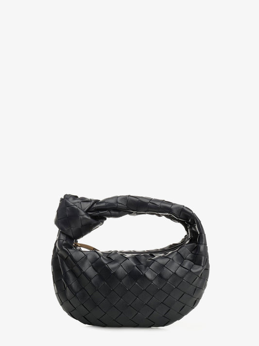 Bottega Veneta Mini Jodie leather handbag with Intrecciato motif - Nocturnal