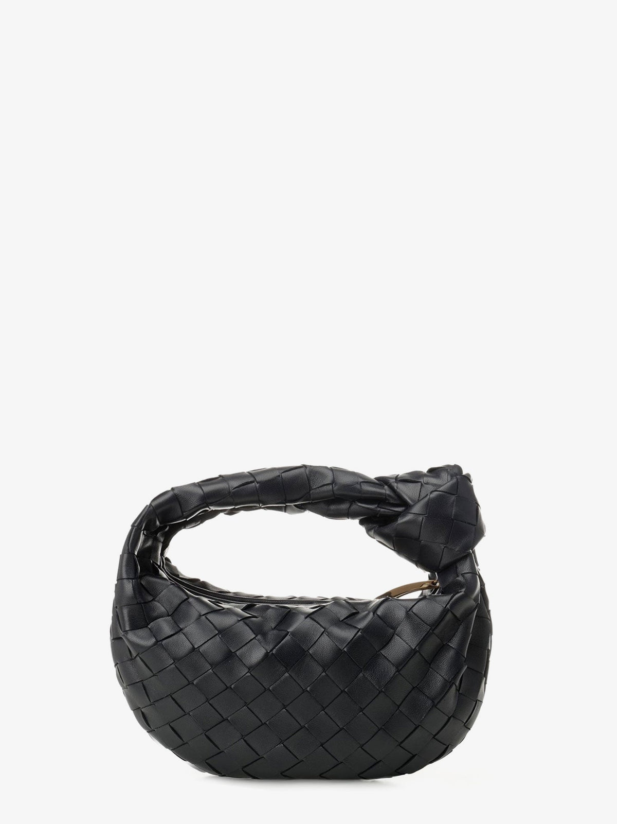 Bottega Veneta Mini Jodie leather handbag with Intrecciato motif - Nocturnal