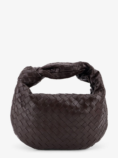 Bottega Veneta Jodie Small leather handbag with Intrecciato motif - Fondant-Gold