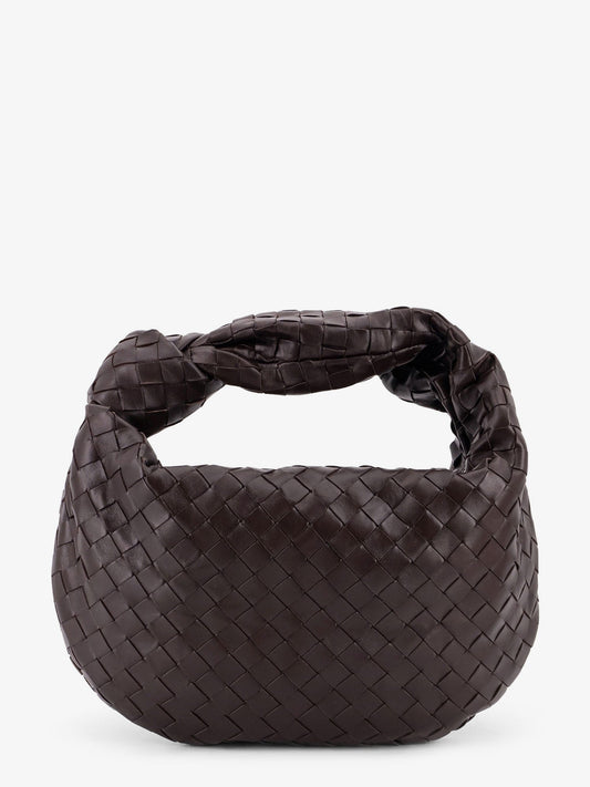 Bottega Veneta Jodie Small leather handbag with Intrecciato motif - Fondant-Gold