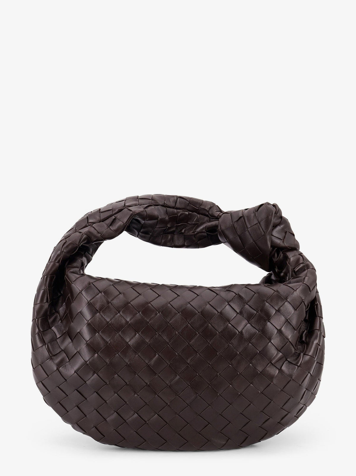 Bottega Veneta Jodie Small leather handbag with Intrecciato motif - Fondant-Gold