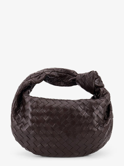 Bottega Veneta Jodie Small leather handbag with Intrecciato motif - Fondant-Gold