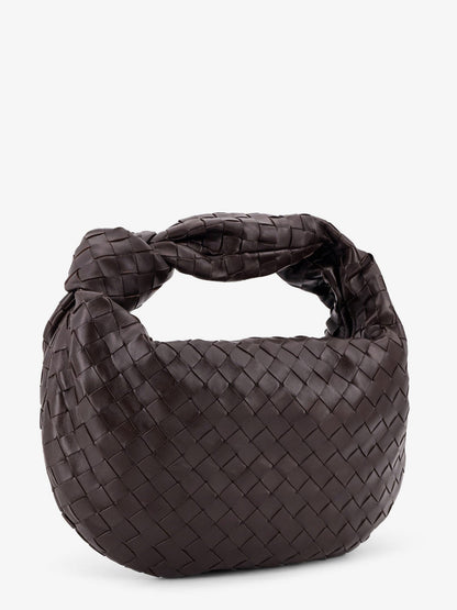 Bottega Veneta Jodie Small leather handbag with Intrecciato motif - Fondant-Gold