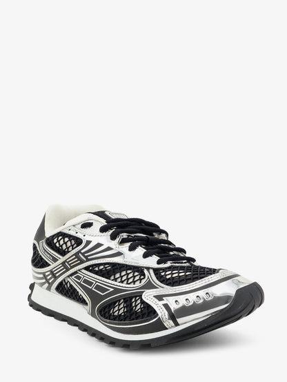 Bottega Veneta Orbit mesh sneakers with rubber inserts - Blacksilver