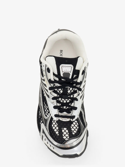 Bottega Veneta Orbit mesh sneakers with rubber inserts - Blacksilver