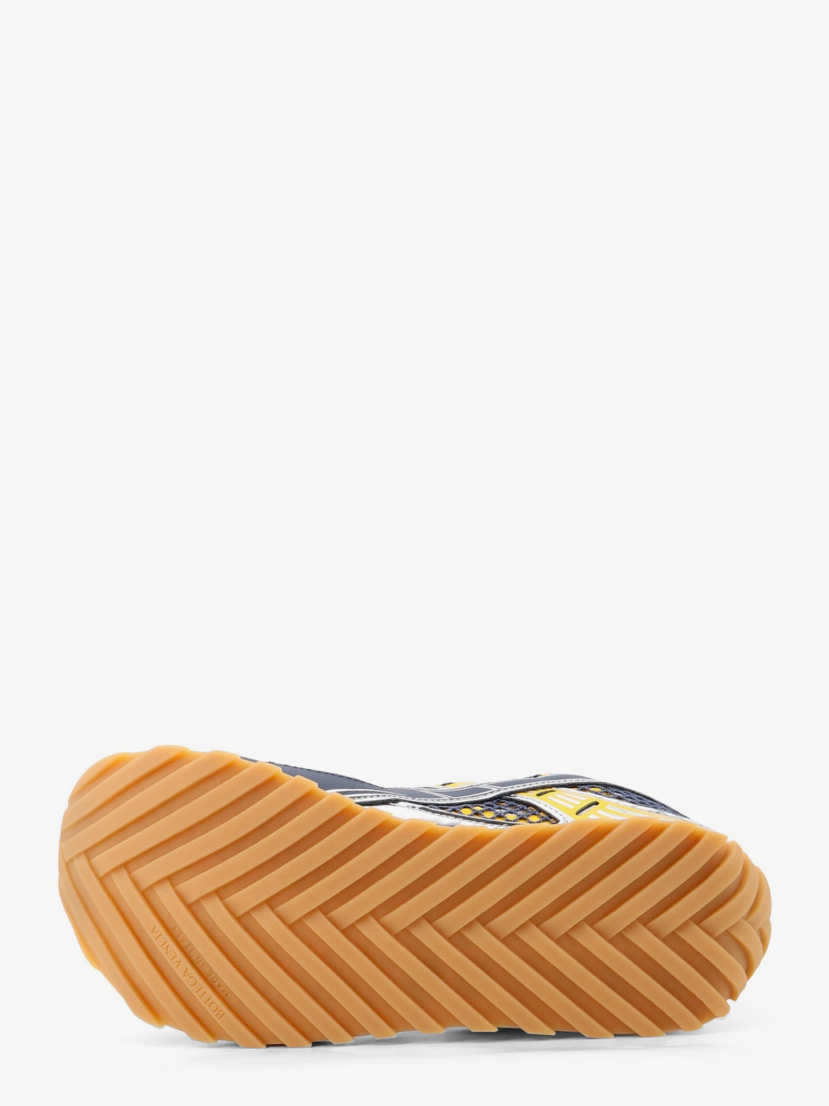 Bottega Veneta Orbit mesh and leather sneakers - Taxi/Denim