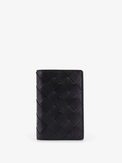 BOTTEGA VENETA - Leather card holder with Intrecciato pattern