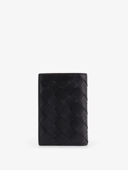BOTTEGA VENETA - Leather card holder with Intrecciato pattern