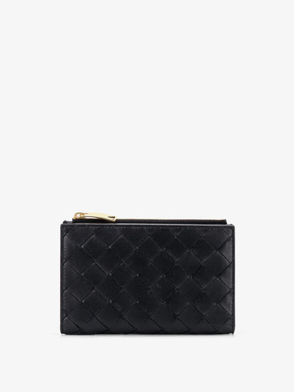 BOTTEGA VENETA - Leather wallet with Intrecciato pattern