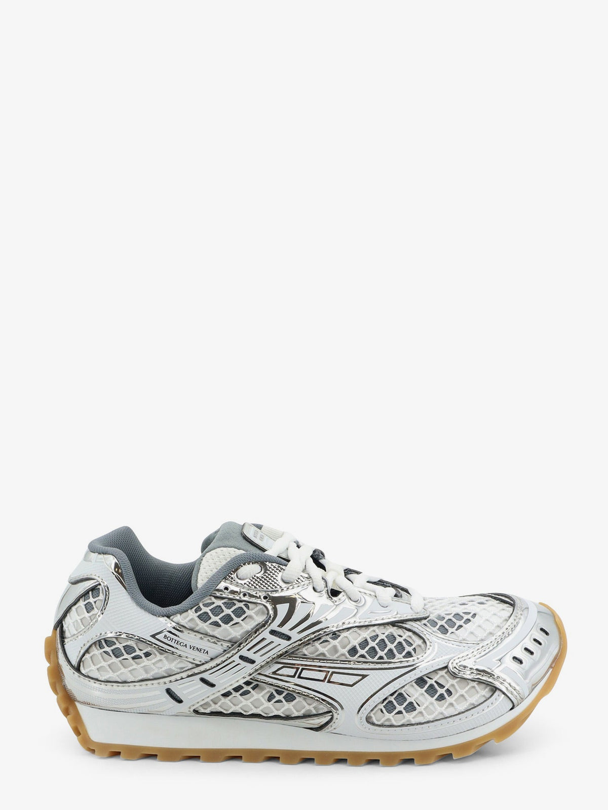 Bottega Veneta Orbit low-top technical fabric sneakers - Silver-White-Opw