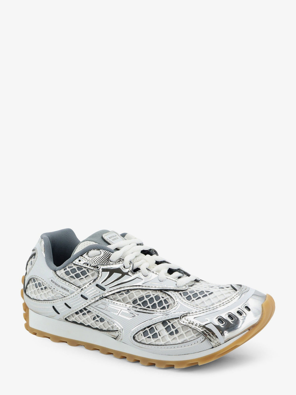 Bottega Veneta Orbit low-top technical fabric sneakers - Silver-White-Opw