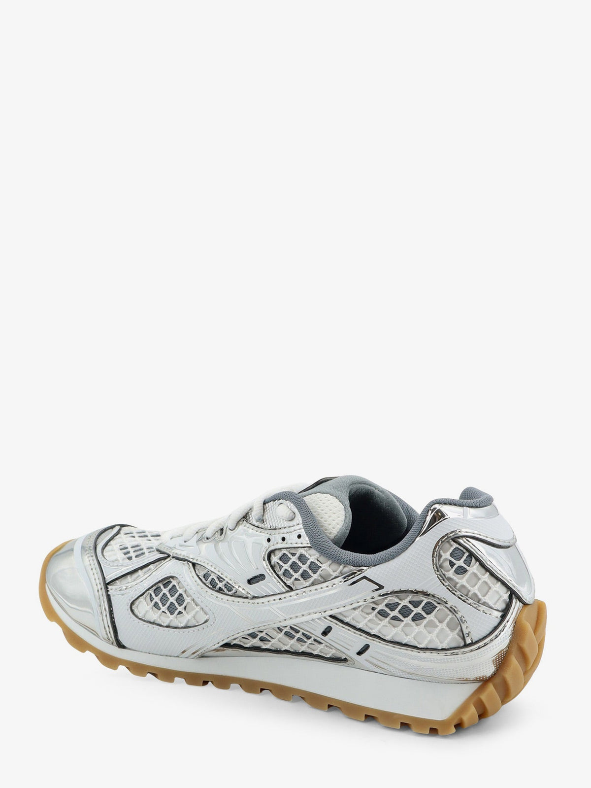 Bottega Veneta Orbit low-top technical fabric sneakers - Silver-White-Opw