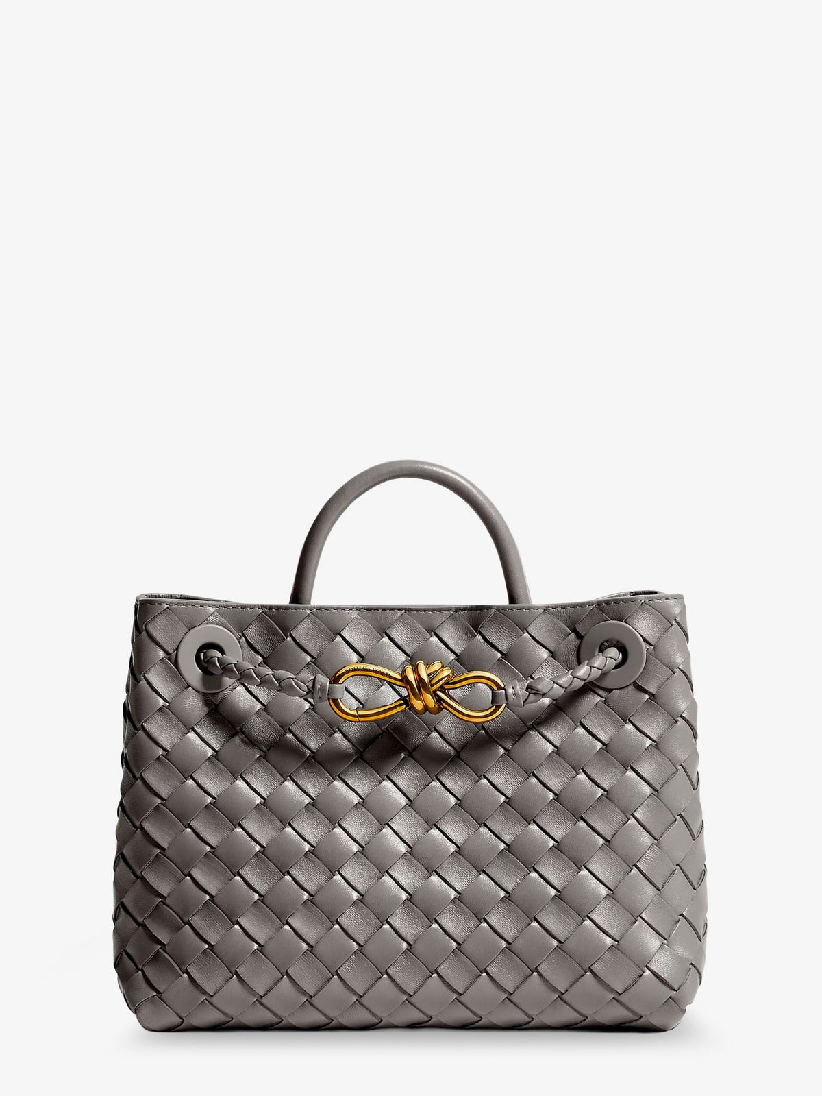 Bottega Veneta Andiamo Small leather crossbody bag - Basalt-Mb-Basalt