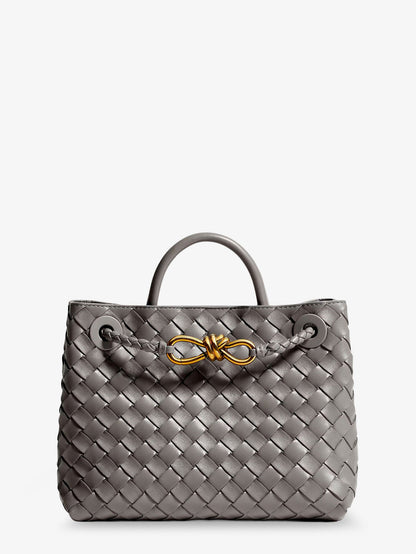 Bottega Veneta Andiamo Small leather crossbody bag - Basalt-Mb-Basalt