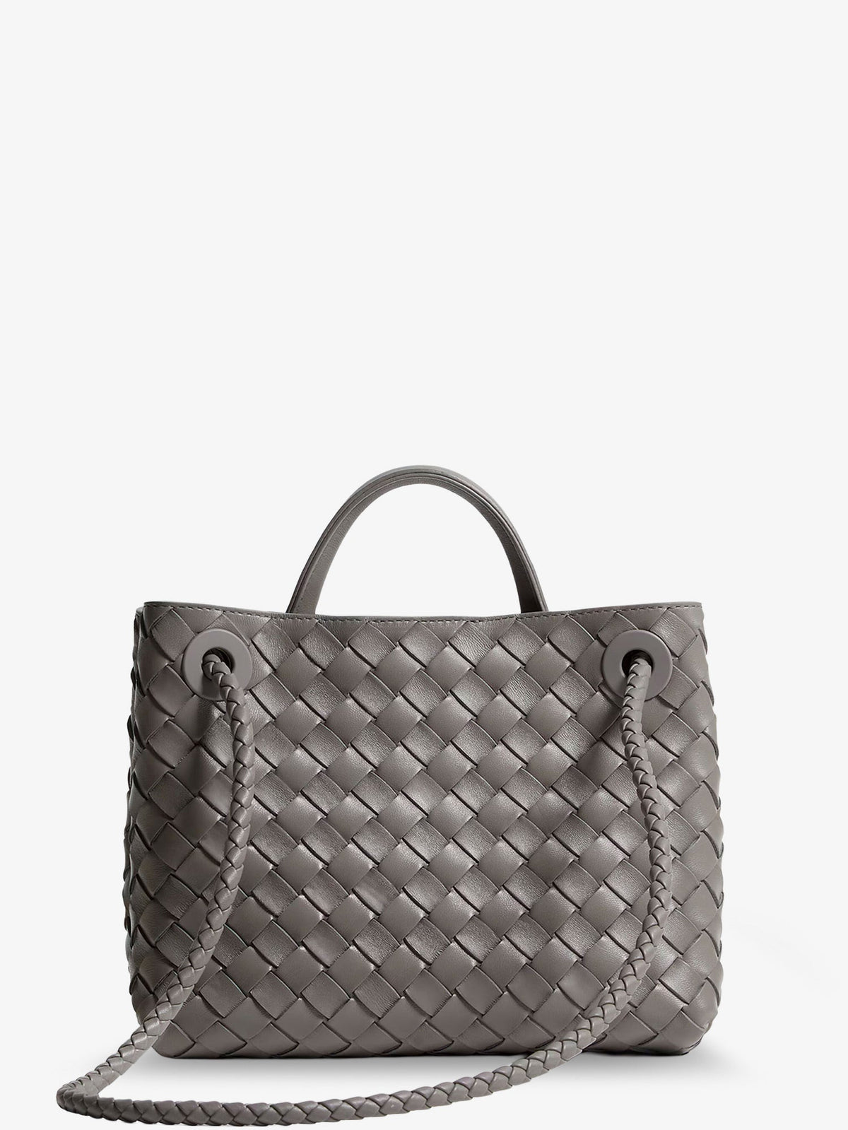 Bottega Veneta Andiamo Small leather crossbody bag - Basalt-Mb-Basalt