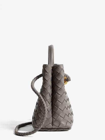 Bottega Veneta Andiamo Small leather crossbody bag - Basalt-Mb-Basalt