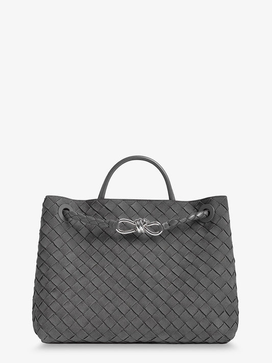 Bottega Veneta Andiamo Medium suede handbag - Obsidiangrey