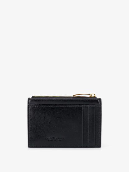 BOTTEGA VENETA - Leather card holder with Intrecciato motif