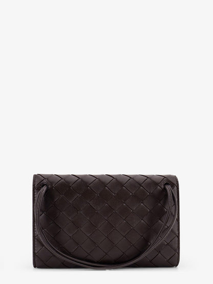 Bottega Veneta Andiamo crossbody bag with Intrecciato pattern - Fondant-M Brass