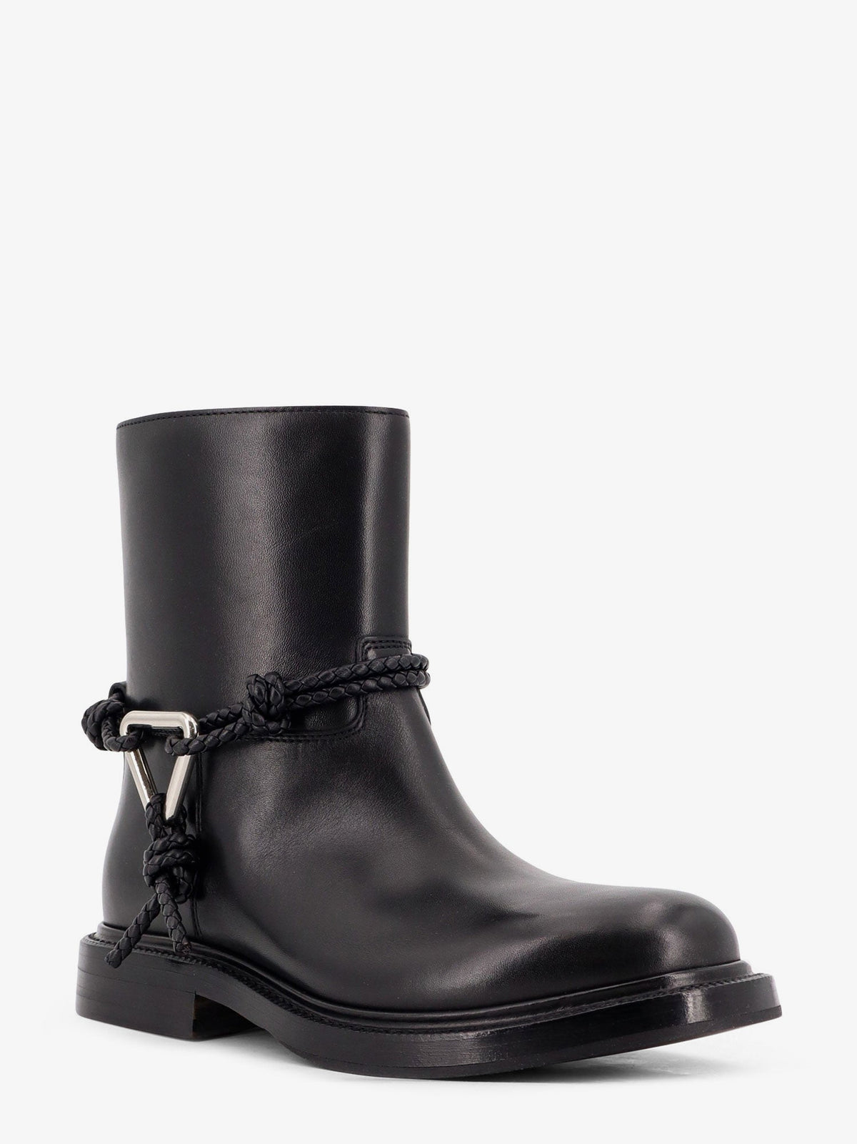 Bottega Veneta James leather ankle boots - Black