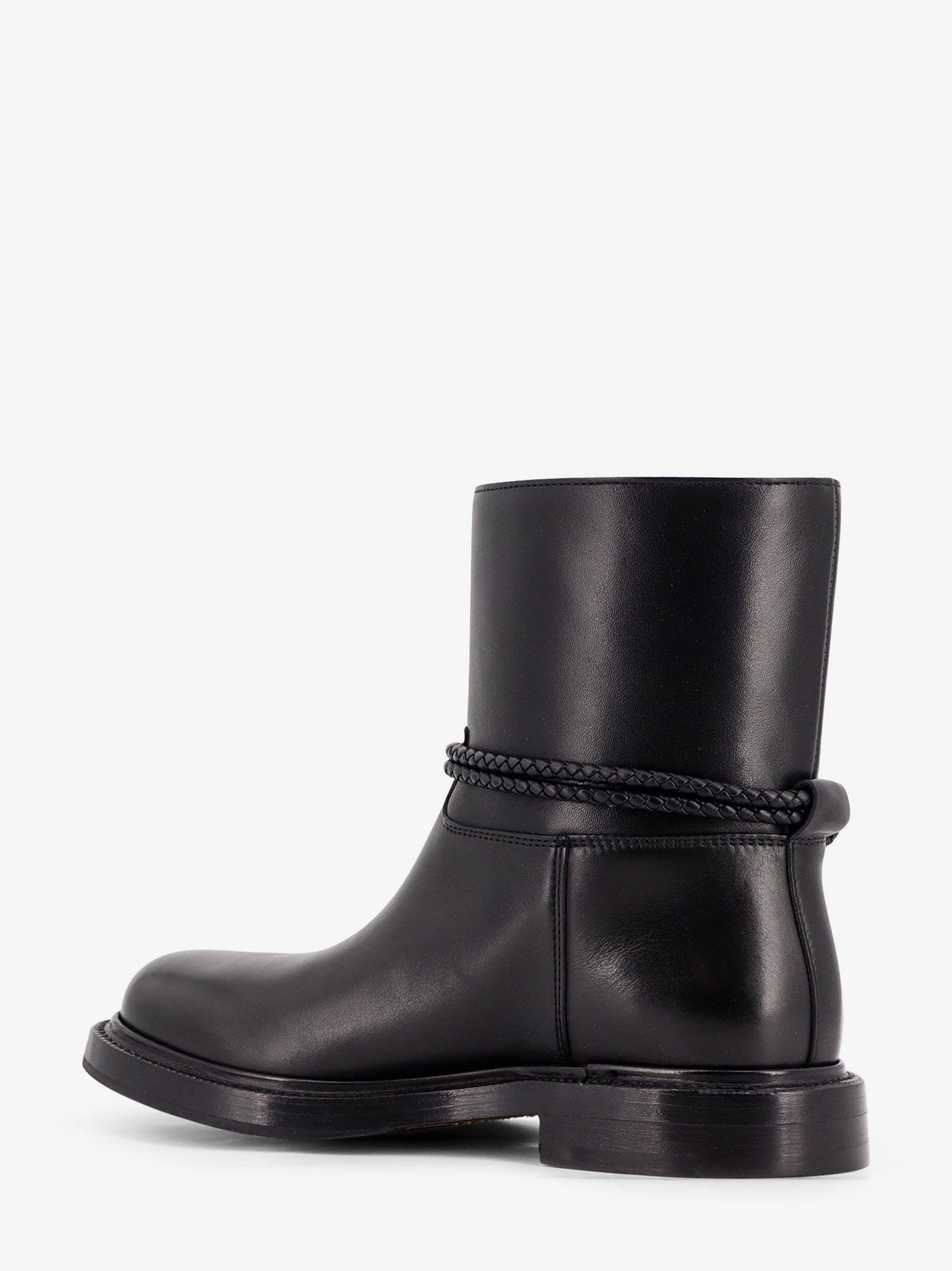 Bottega Veneta James leather ankle boots - Black