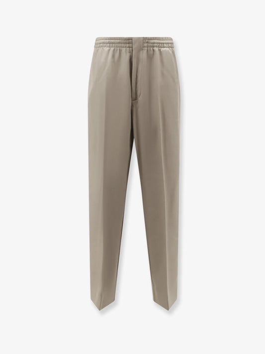 Bottega Veneta Light Wool Trousers With Drawstring