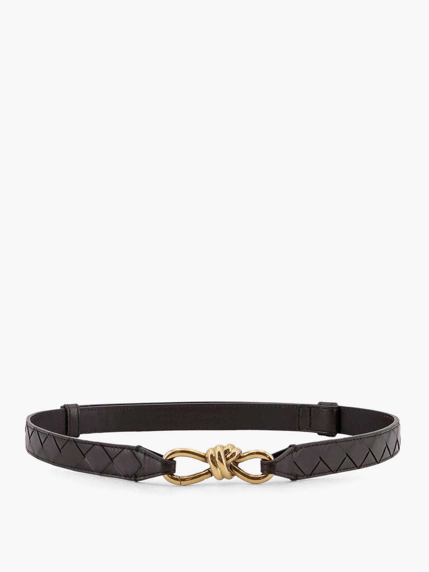 BOTTEGA VENETA - Leather belt with Intrecciato motif