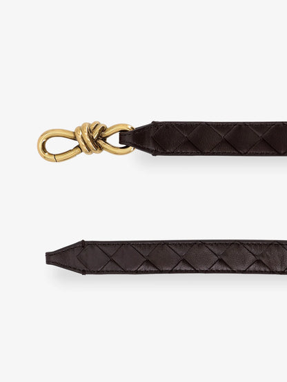 BOTTEGA VENETA - Leather belt with Intrecciato motif