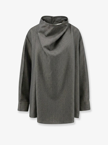 Bottega Veneta Wool and mohair shirt - Desert/Grey Melange