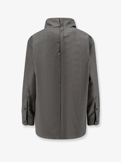 Bottega Veneta Wool and mohair shirt - Desert/Grey Melange