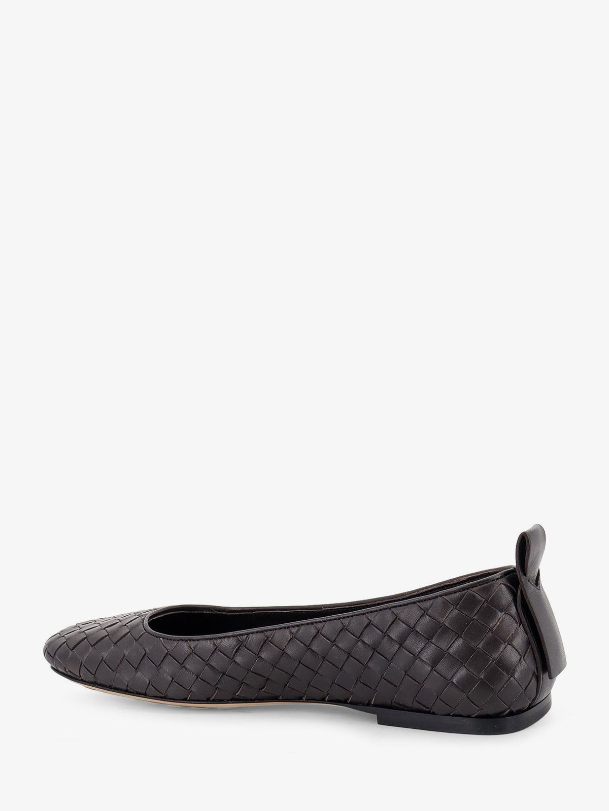 Bottega Veneta Charlotte leather ballerinas with Intrecciato motif - Espresso