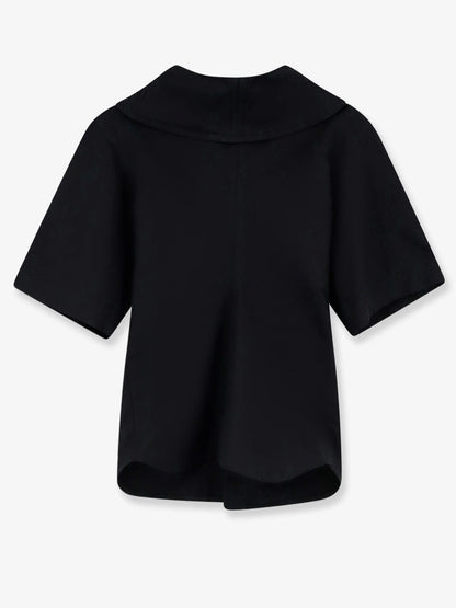 BOTTEGA VENETA - Compact cotton canvas shirt with Square Knot buttons