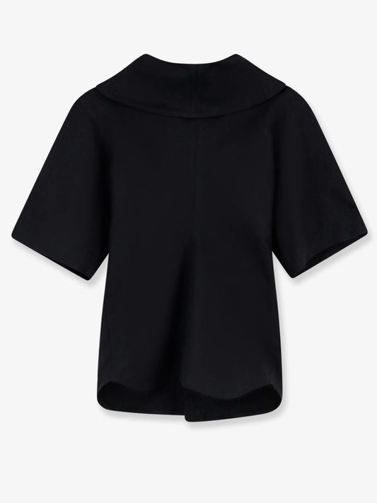 Bottega Veneta Compact Cotton Canvas Shirt With Square Knot Buttons